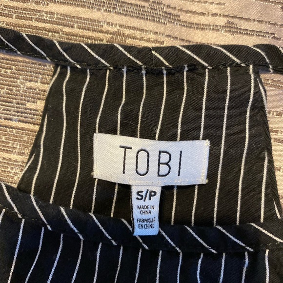 Pin Stripe Crop Top S - Picture 6 of 9